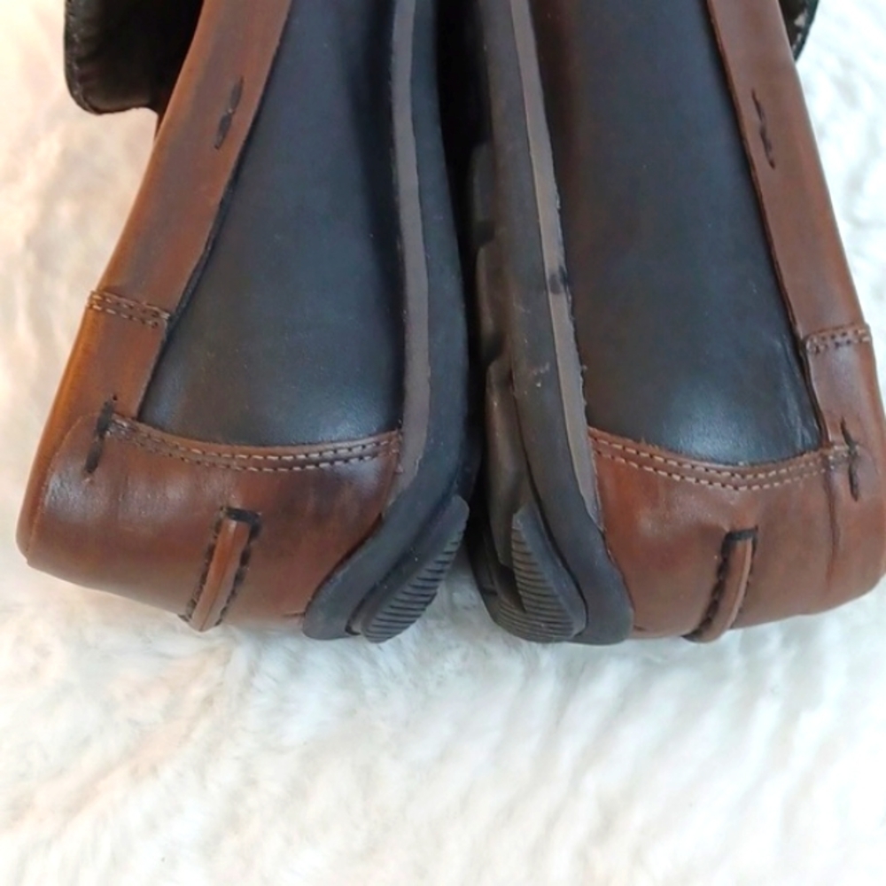 CHAPS‎ Mens Brown Moccasin Driving Shoes sz 13 M - Picture 3 of 7